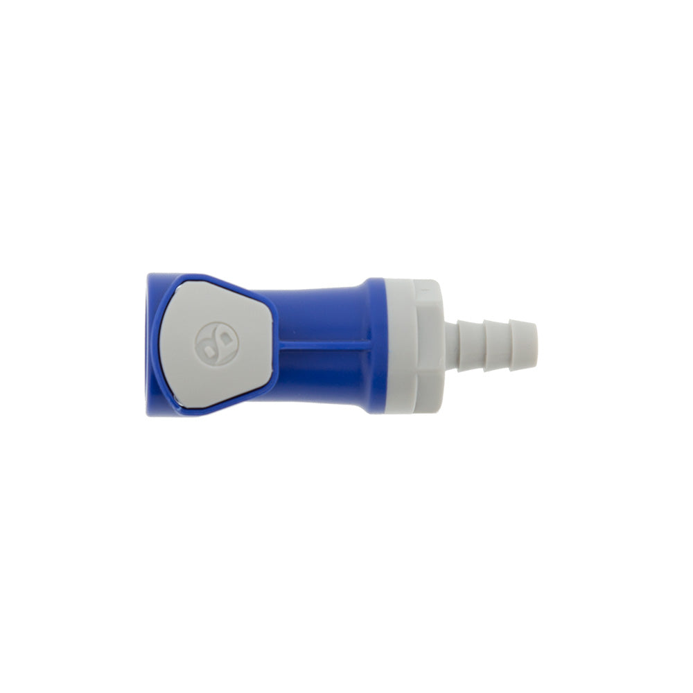 Blue Female Connector<br>1/4" (6 mm)