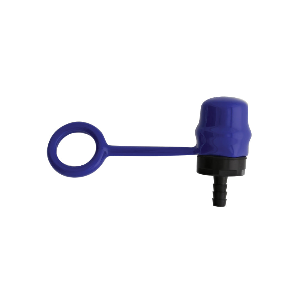 Conector macho Flow-Rite de 1/4" con conjunto de tapa antipolvo