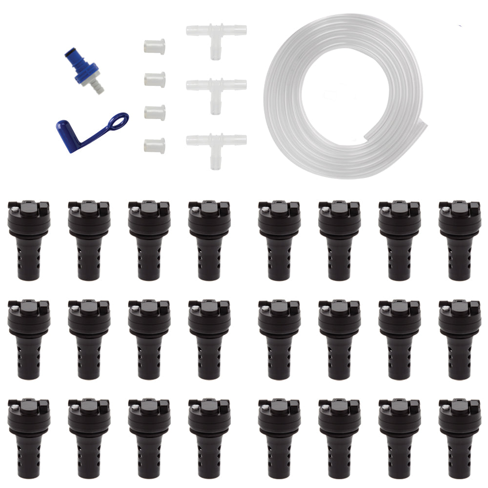 24 cell system with VB-TBU valves