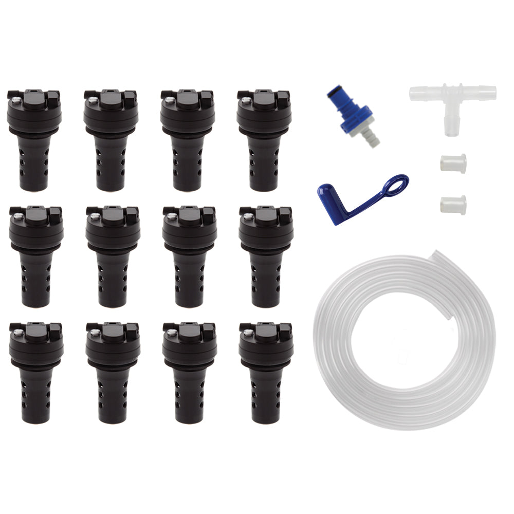 12 cell system with VB-TBU valves