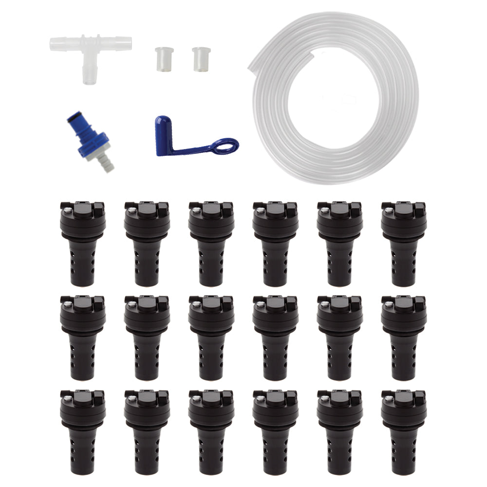 18 cell system with VB-TBU valves