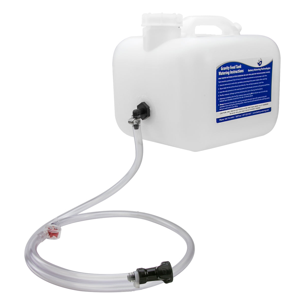GRAVITY FEED TANK - 2.5 Gallon&lt;br&gt; Black Connector (09FUM1)