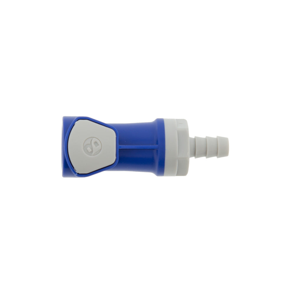 Blue Female Connector&lt;br&gt;1/4&quot; (6 mm)